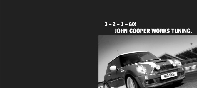 3-2-1-GO JOHN COOPER WORKS TUNING.