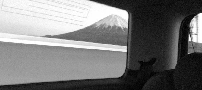MINIの車窓からの富士山（新東名）